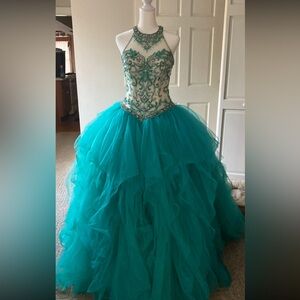 Mary’s Emerald Green Evening Gown